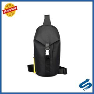 Lightweight Crossbody Sling Bag for Men, Water-Repellent Microfiber